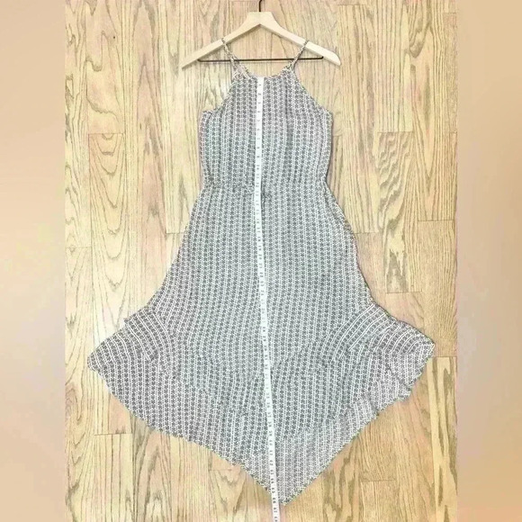 O'NEILL Women’s Floral Midi Ruffle High Lo Front Tie Ditsy Print Dress Size XS - Picture 4 of 10